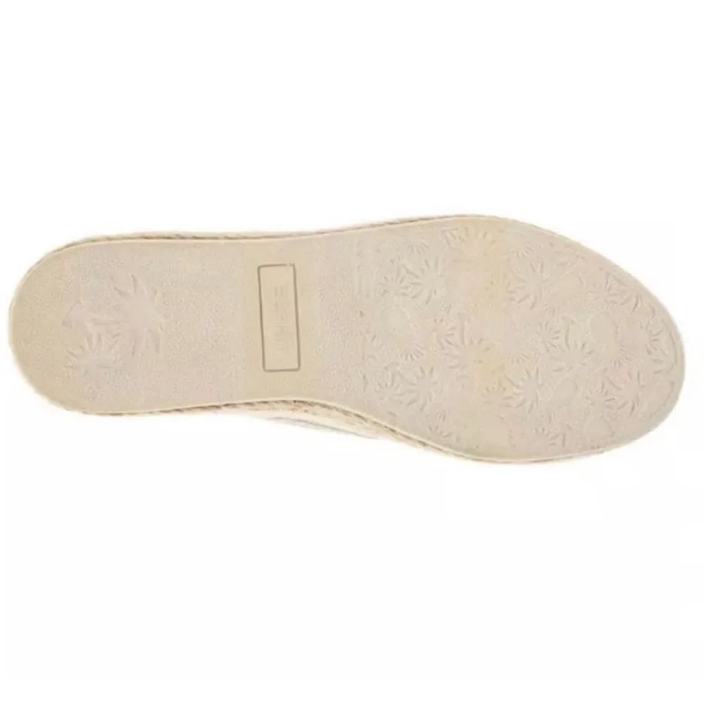 NWT Esprit Nadine 9.5 Memory foam Slip On Natural Linen Tan Espadrille Sneakers
